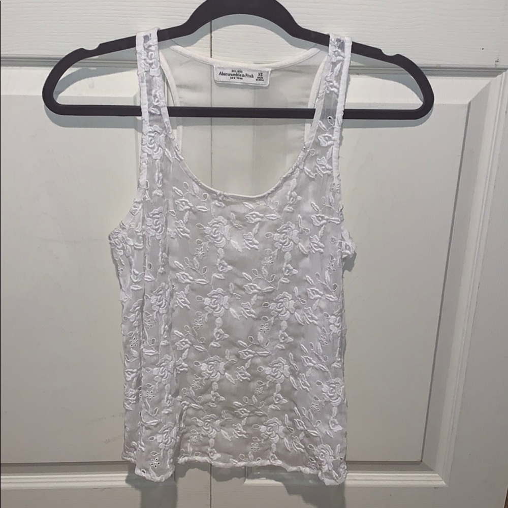 Abercrombie sheer top